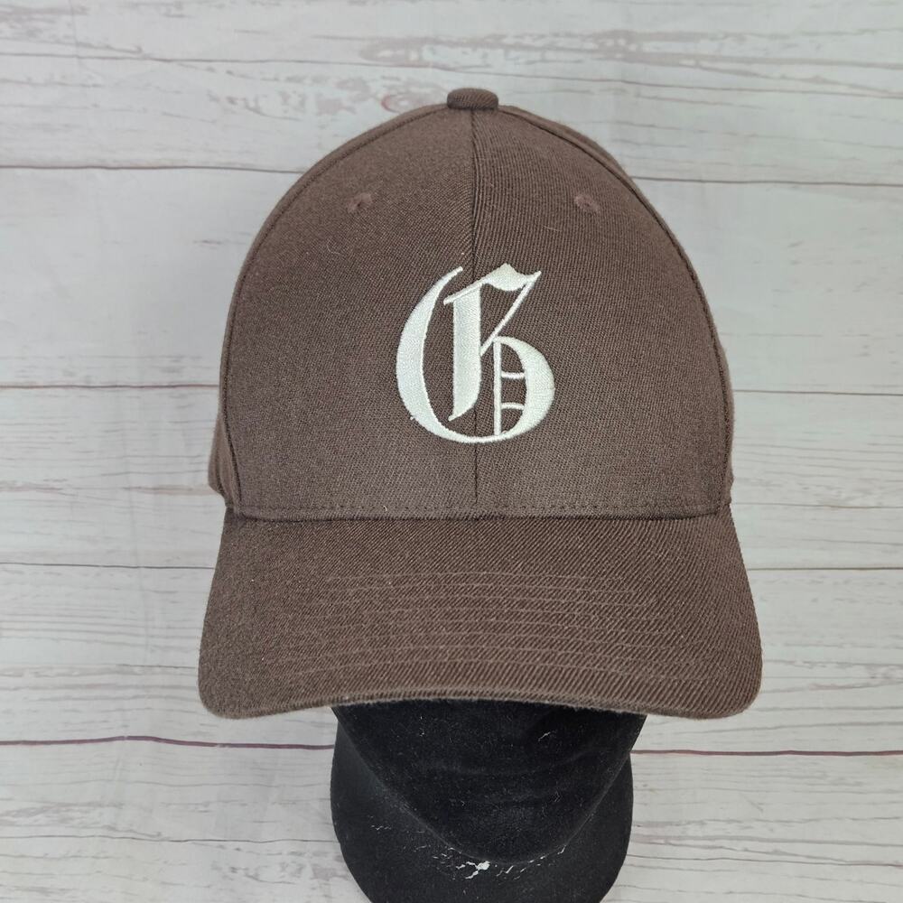 Lids Flexfit Baseball Cap Men's L-XL Brown Old English G Embroidered Logo